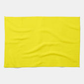 Linge De Cuisine Couleur uni jaune canari (Horizontal)