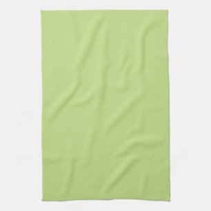 Linge De Cuisine Couleur vert ressort prête à Customiser