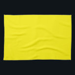 Linge De Cuisine Couleur vive Jaune Vierge Modèle Personnalisé<br><div class="desc">Personnalisé Créez Votre Propre Téléchargement Ajouter Votre Monogramme Photo Initiale ou Logo Nom du texte Élégant Moderne Cuisine & Dîner / Table & Linge De Cuisine/ Modèle Blanc Lumineux Jaune Solide Serviette de cuisine.</div>