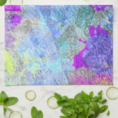 Linge De Cuisine Couleurs Abstraites 2 (Plié)