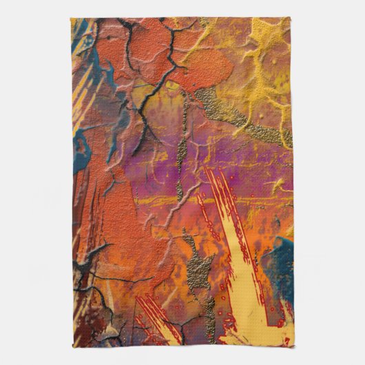 Linge De Cuisine Couleurs Abstraites, art (Vertical)