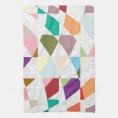 Linge De Cuisine Couleurs Abstraites Damask (Vertical)