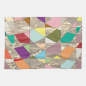 Linge De Cuisine Couleurs Abstraites or (Horizontal)