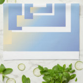 Linge De Cuisine couleurs ciel brillant nb (Plié)