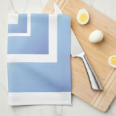 Linge De Cuisine couleurs ciel brillant nb (Quart Plié)