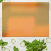 Linge De Cuisine Couleurs d'automne orange rouge jaune vert Brown (Plié)