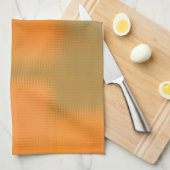 Linge De Cuisine Couleurs d'automne orange rouge jaune vert Brown (Quart Plié)