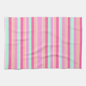 Linge De Cuisine Couleurs de bonbons rayées (Horizontal)