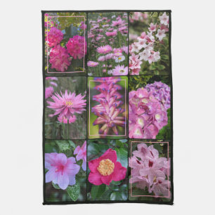 Linge De Cuisine Couleurs de la Nature - Fleurs Roses