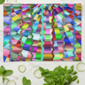 Linge De Cuisine Couleurs décoratives (Plié)