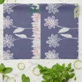 Linge De Cuisine Couleurs du Baby shower bleu amour (Plié)