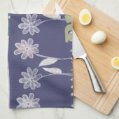 Linge De Cuisine Couleurs du Baby shower bleu amour (Quart Plié)