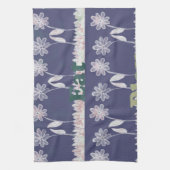 Linge De Cuisine Couleurs du Baby shower bleu amour (Vertical)