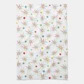 Linge De Cuisine Couleurs personnalisées de point rétro atomique de (Vertical)