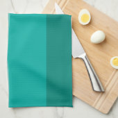 Linge De Cuisine Couleurs vertes rayées (Quart Plié)