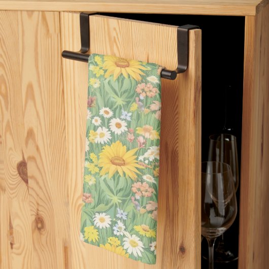 Linge De Cuisine Country Meadow (Pliage en tiers)