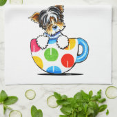 Linge De Cuisine Coupe Biewer Yorkie Polka Dot (Plié)