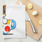 Linge De Cuisine Coupe Biewer Yorkie Polka Dot (Quart Plié)