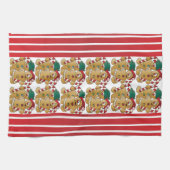 Linge De Cuisine Couples de Noël de pain d'épice (Horizontal)