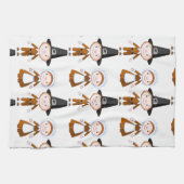 Linge De Cuisine Couples de pèlerin (Horizontal)