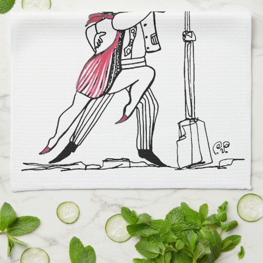 Linge De Cuisine Couples de Tangueritos (Plié)