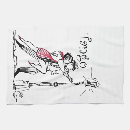 Linge De Cuisine Couples de Tangueritos (Horizontal)