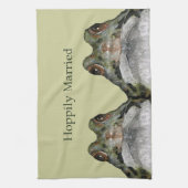 Linge De Cuisine Couples mignons de grenouille : Hoppily s'est (Vertical)