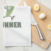 Linge De Cuisine Coureur de Vegan Hot (Quart Plié)