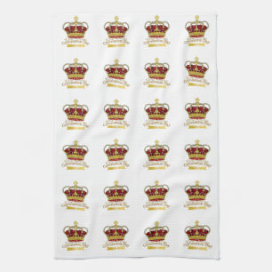 Linge De Cuisine Couronne du jour du couronnement