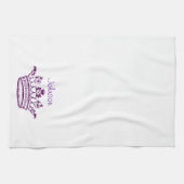 Linge De Cuisine Couronne pourpre votre texte (Horizontal)