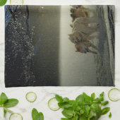 Linge De Cuisine Course de traîneau à chiens Husky de l'Alaska (Plié)