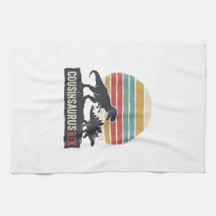 Linge De Cuisine Cousinsaurus Rex Drôle Dinosaure Vintage T-Shirt D