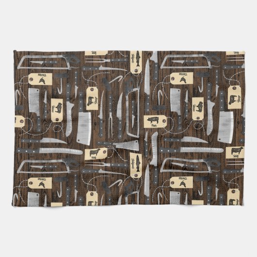 Linge De Cuisine Couteaux bouchers (Horizontal)