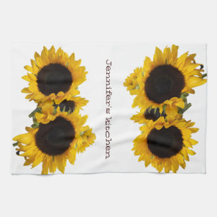 Linge De Cuisine Coutume personnalisée de tournesol