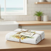 Linge De Cuisine Couvert d'Émeraude, sur mesure