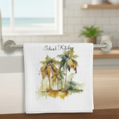 Linge De Cuisine Couvert d'Émeraude, sur mesure