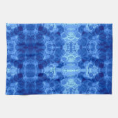 Linge De Cuisine Couverture à motif bulle bleue (Horizontal)