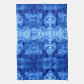 Linge De Cuisine Couverture à motif bulle bleue (Vertical)