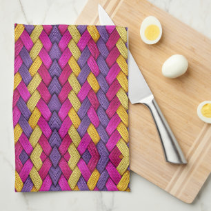 Linge De Cuisine Couverture à motif tissé coloré