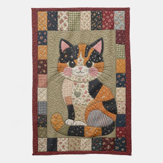 Linge De Cuisine Couverture de chat calico (Vertical)