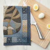 Linge De Cuisine Couverture de chat tigré (Quart Plié)