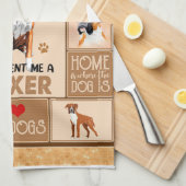 Linge De Cuisine Couverture de chien de boîte personnalisée (Quart Plié)