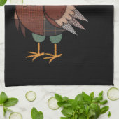 Linge De Cuisine Couverture de Thanksgiving patchwork dinde automne (Plié)