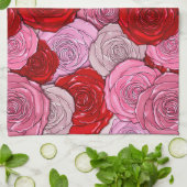 Linge De Cuisine Couverture des Roses (Plié)