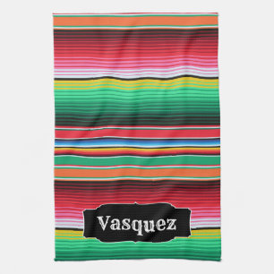 Linge De Cuisine Couverture mexicaine de Serape d'Espagnol fait sur