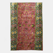 Linge De Cuisine Couverture orientale en rouge et le vert (Vertical)