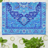 Linge De Cuisine COUVERTURE PERSANE - bleu (Plié)