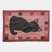 Linge De Cuisine Couvre-lit Chat Noir  (Horizontal)