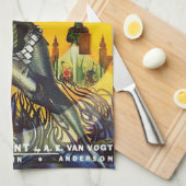 Linge De Cuisine COUVREZ la CONCEPTION De la PUBLICATION de PULPE (Quart Plié)