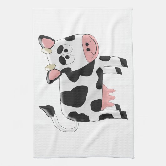Linge De Cuisine Cow (Vertical)